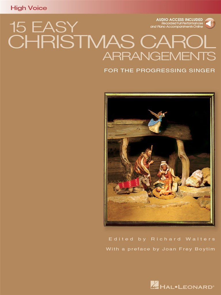 15 Easy Christmas Carol Arrangements (High Voice)